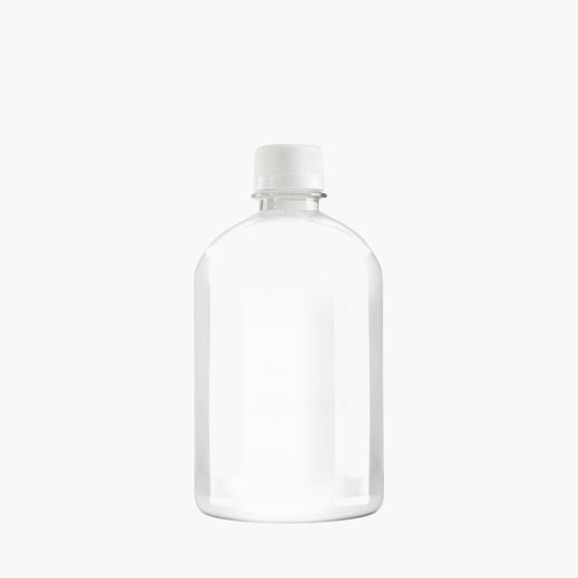 500ml Flasche Round (Natur) PE inkl. Verschluss