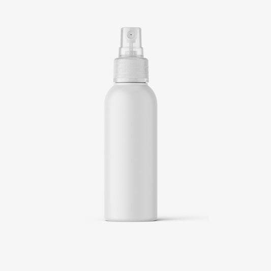 100ml Flasche Round PE inkl. Sprühpumpe